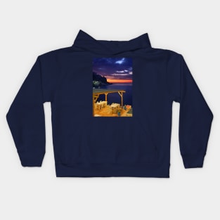 Have a seat at Limeni - Mani, Greece Kids Hoodie